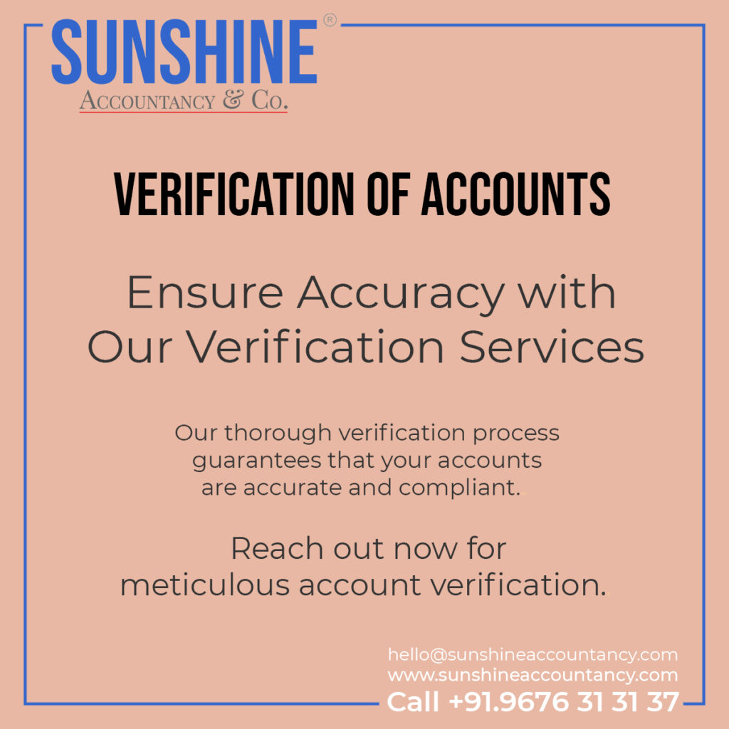 Verification of Accounts