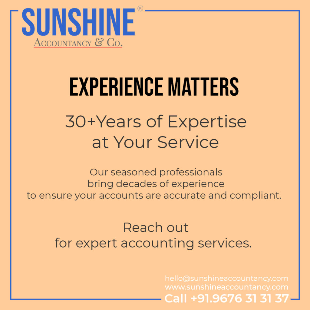 Accounting services By Sunshine Accountancy & Co