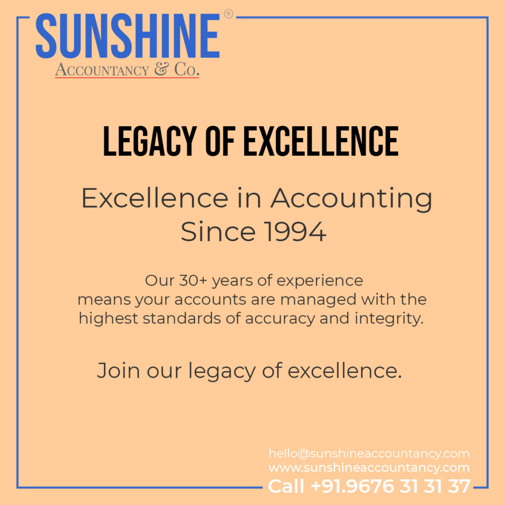 Accounting services By Sunshine Accountancy & Co