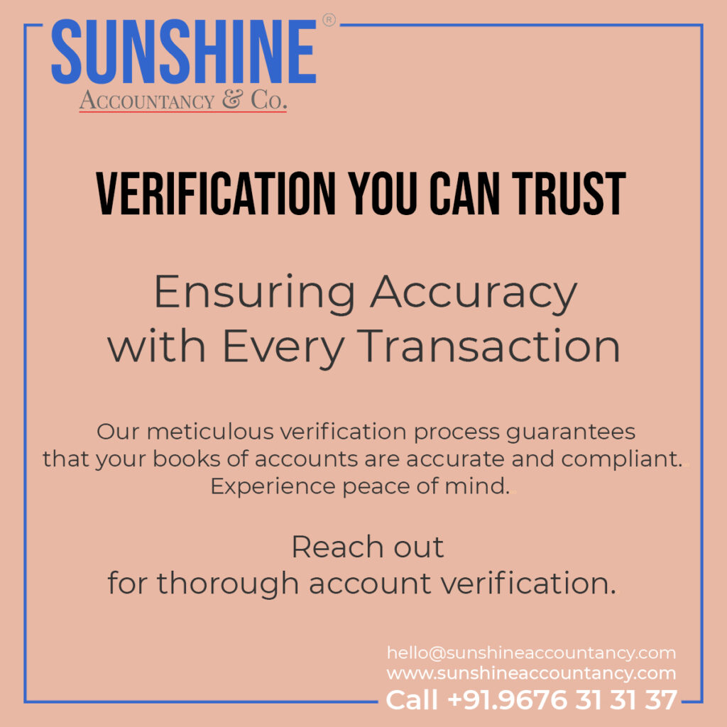 Accurate accounting services By Sunshine Accountancy & Co